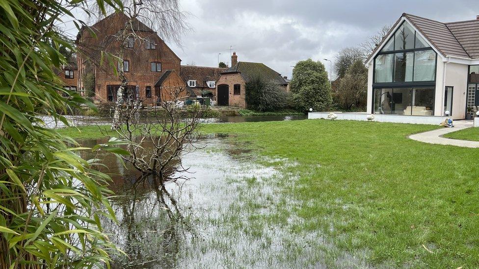 Flooded home