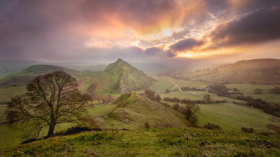 Chrome Hill, in Derbyshire's Peak District