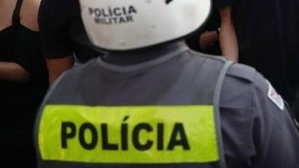 A military police officer in São Paulo, Brazil. File photo