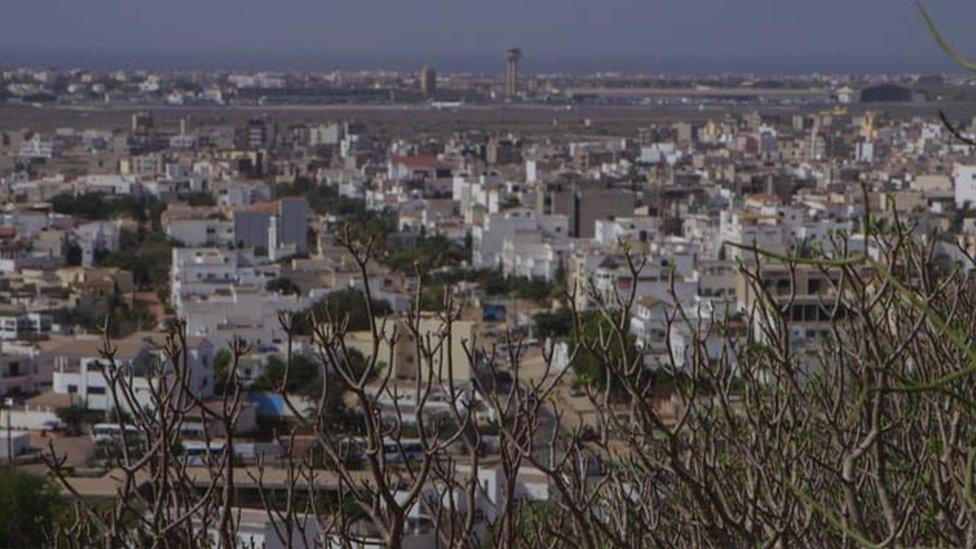 Ouakam, the neighbourhood where Hissene Habre has been living in Dakar.