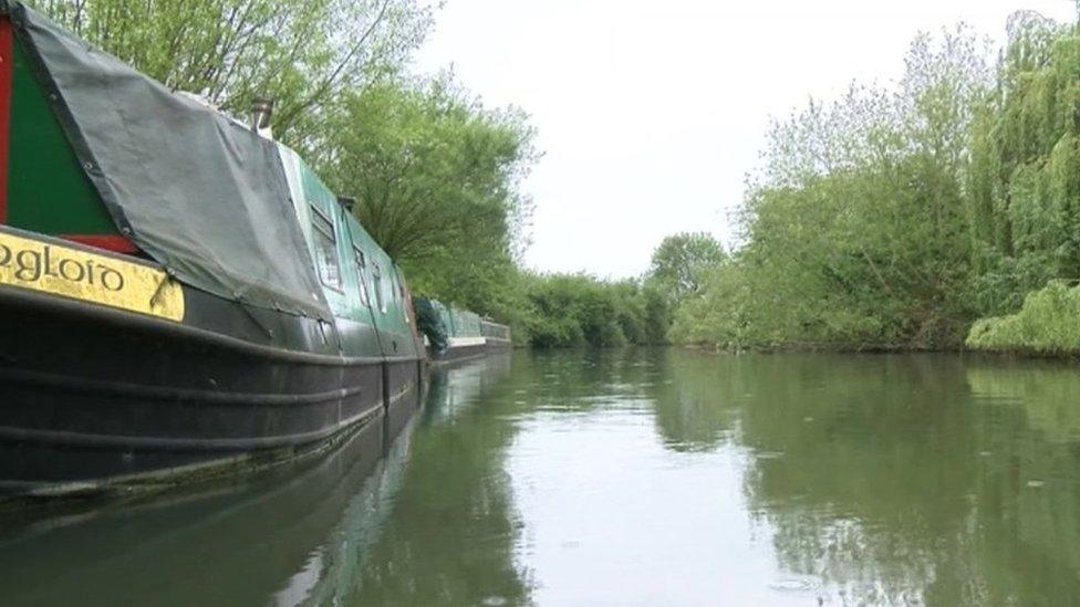 Boats at Weirs Orchard