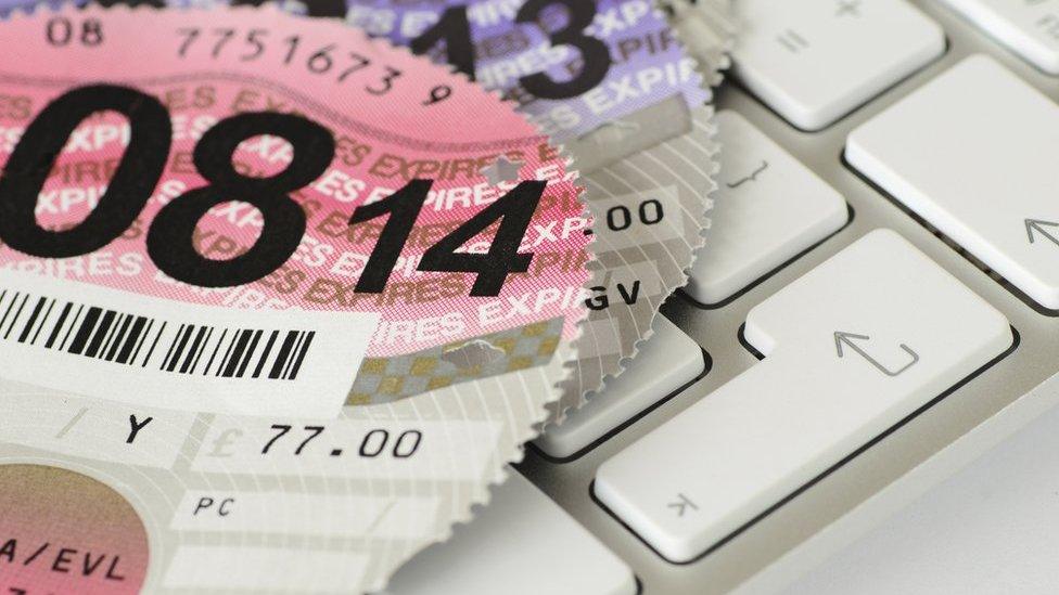 Tax discs