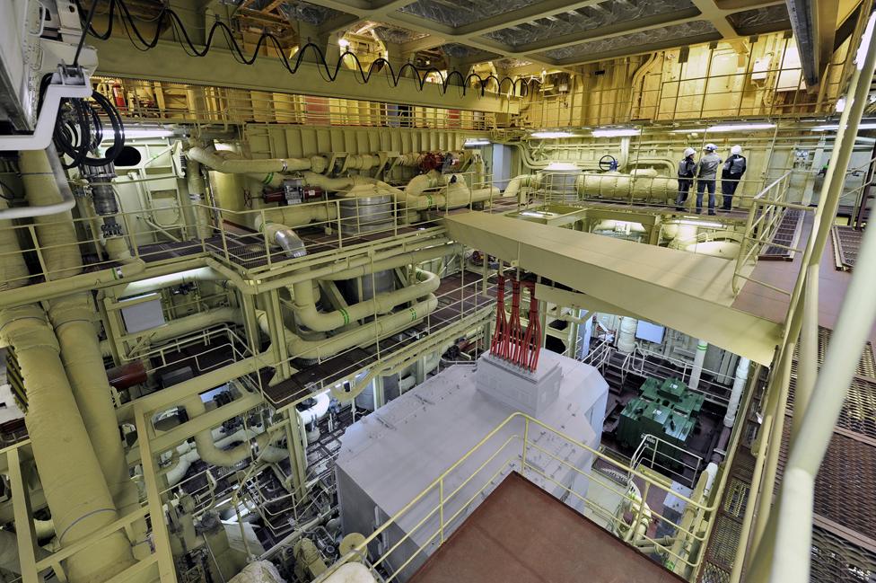 Akademik Lomonosov interior, 12 Apr 19