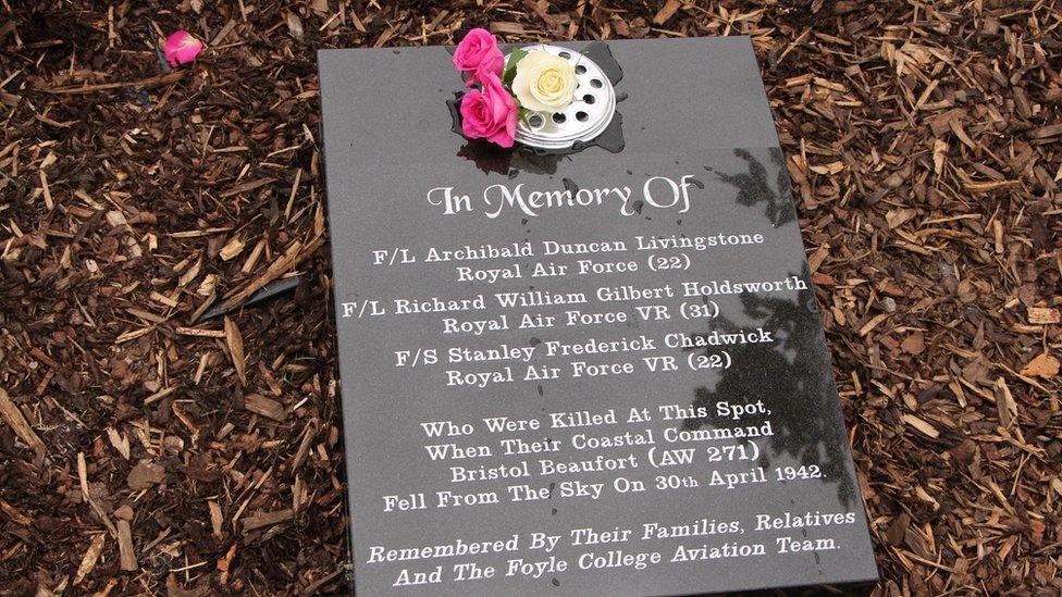 ballykelly airmen memrial stone