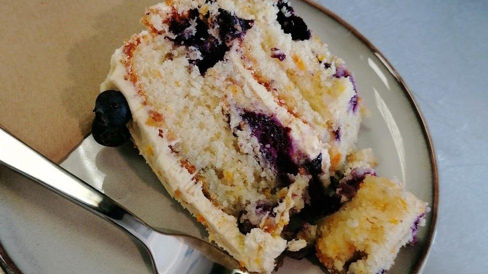 Scott's Blueberry cake