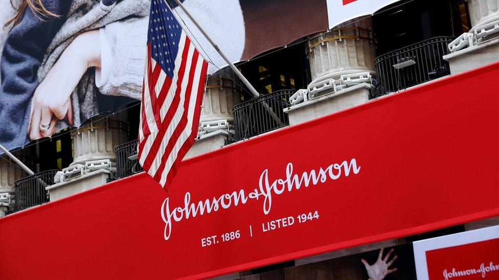 Johnson & Johnson sign