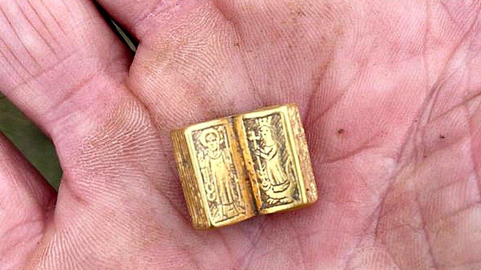 Gold book found in North Yorkshire