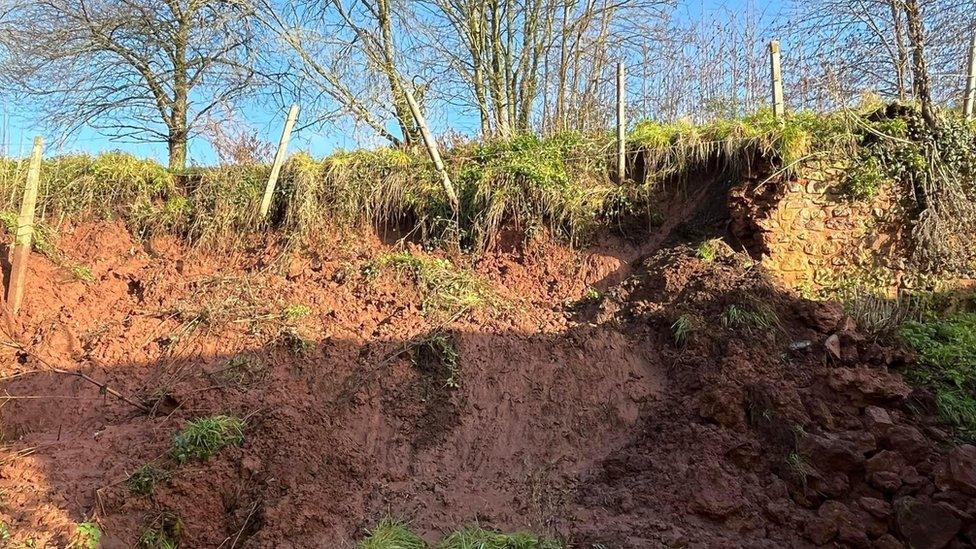 A mudslide closed a road