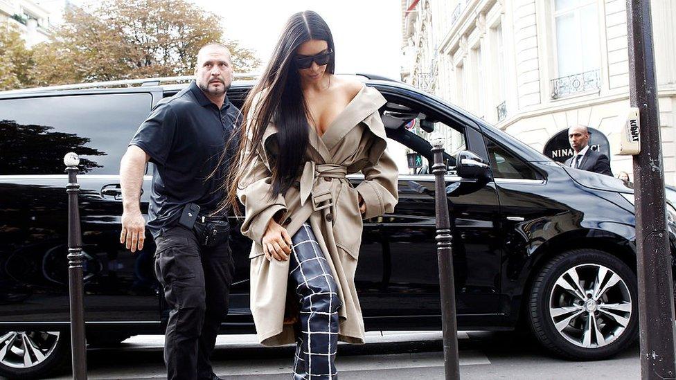 Pascal Duvier and Kim Kardashian West