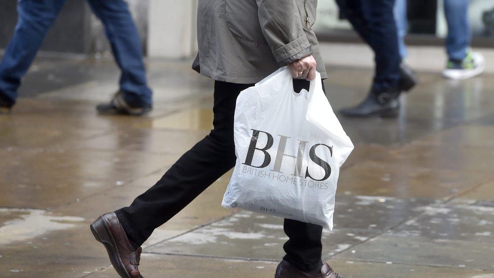 BHS shopping bag