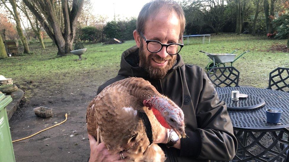 Paul Griffiths with Turkey-Lurky