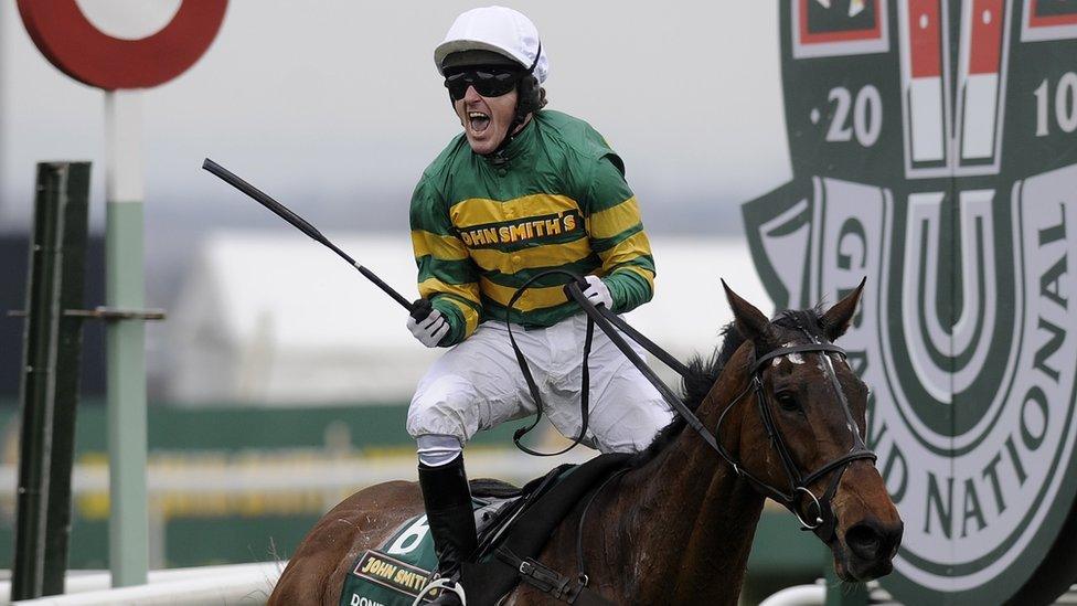 AP McCoy wins the Grand National on Don't Push It in 2010