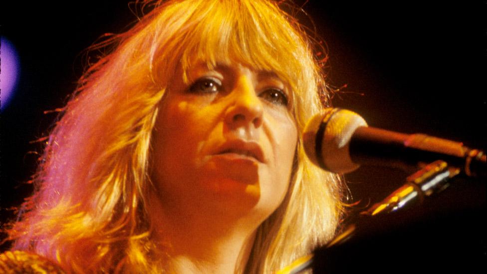 Christine McVie on stage in 1979