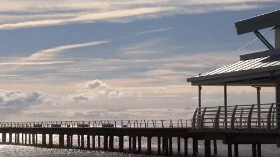 Felixstowe pier.