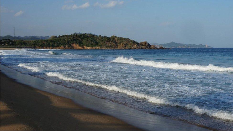 Hamhung beach, North Korea