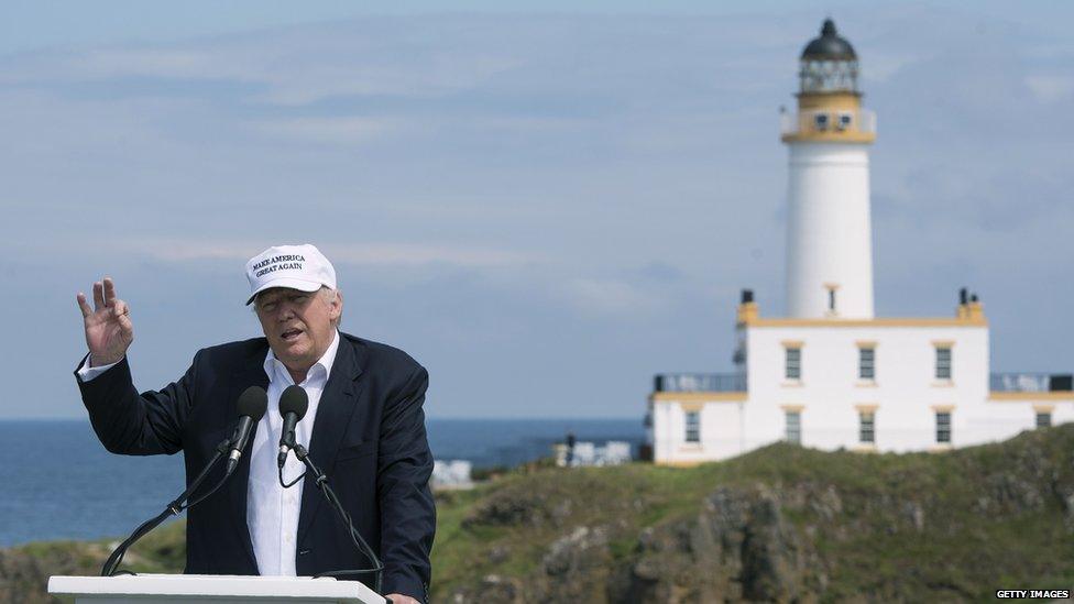 Trump Turnberry hotel and golf resort, Scotland