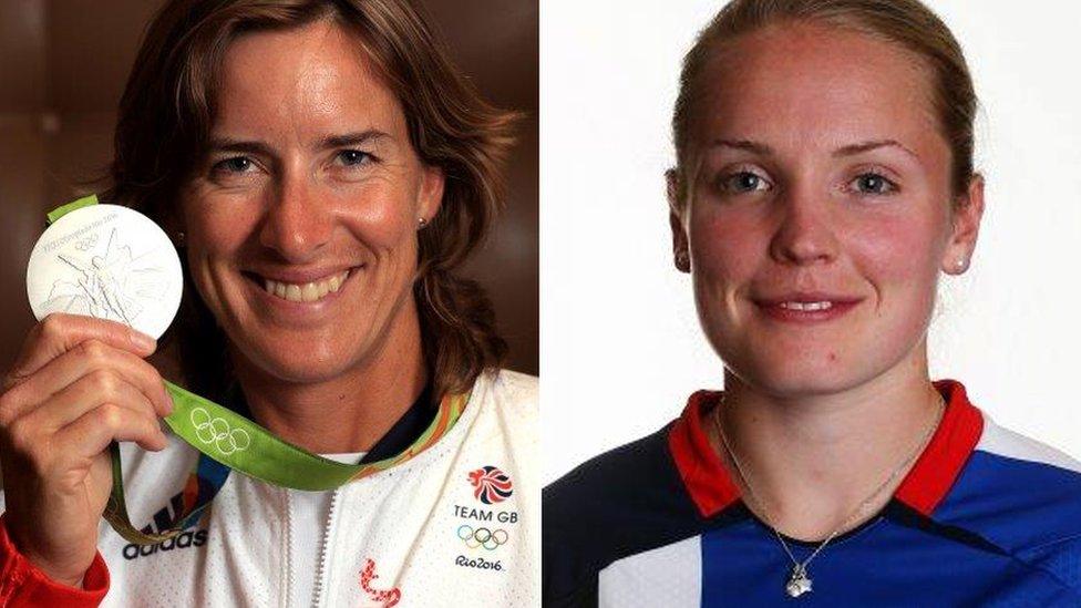 Dame Katherine Grainger and Kim Little