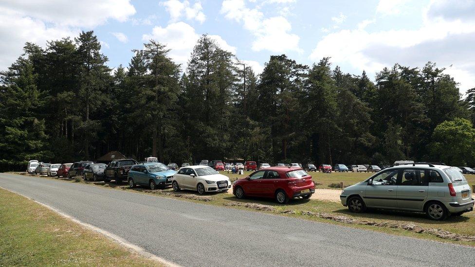 Bolderwood car park 16 May