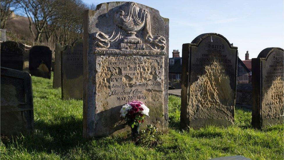 Anne Bronte's grave