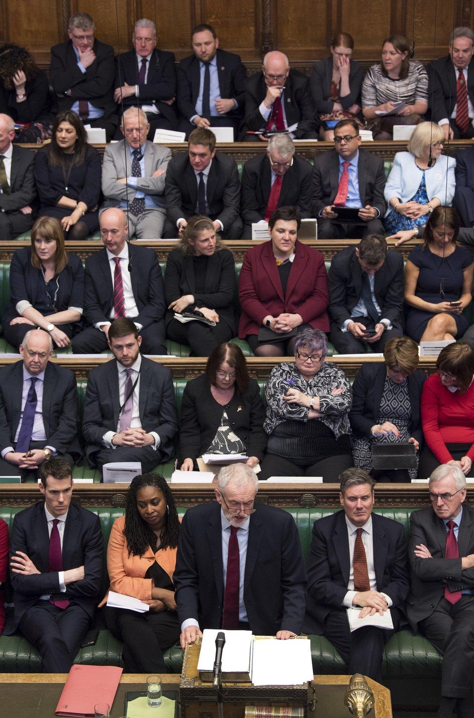 Jeremy Corbyn speaks in the House of Commons