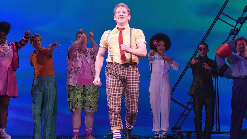 Ethan Slater in SpongeBob SquarePants: The Musical