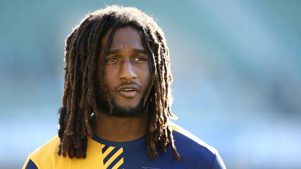 Nic Naitanui of the Eagles looks on before the start of the round nine AFL matc