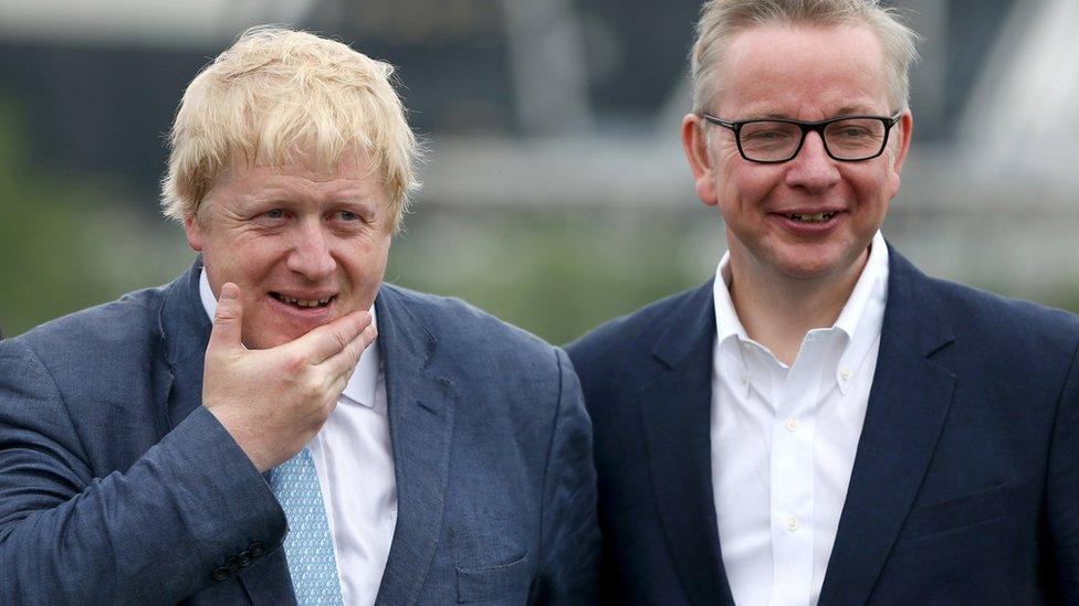 Boris Johnson and Michael Gove