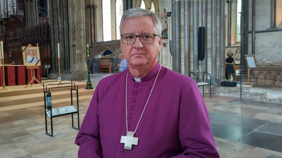 The Very Revd Stephen Lake, Bishop of Salisbury.