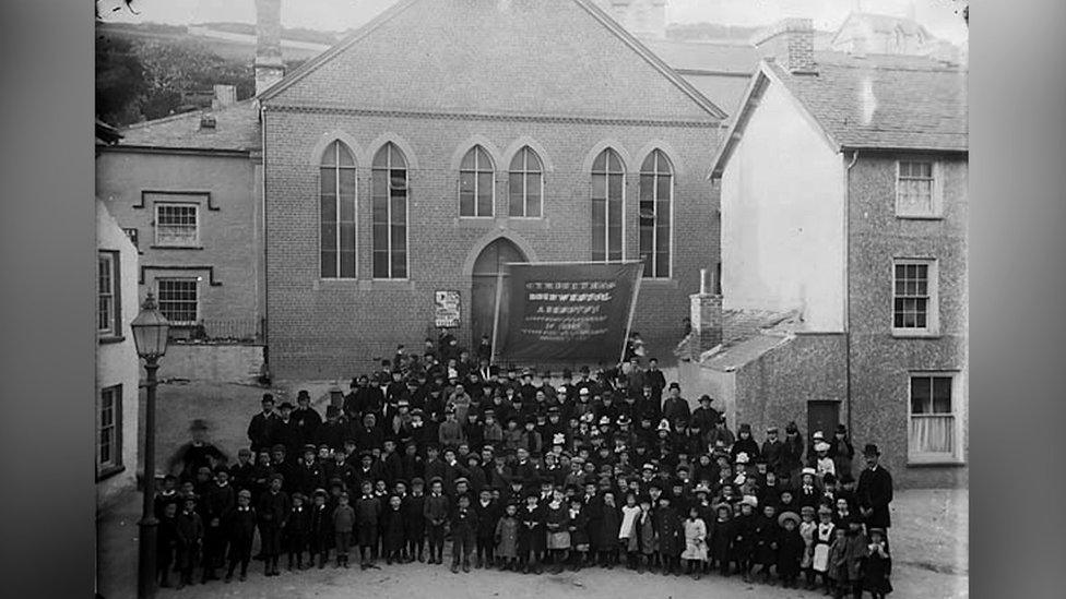 Mudiad Dirwest Aberdyfi c. 1885