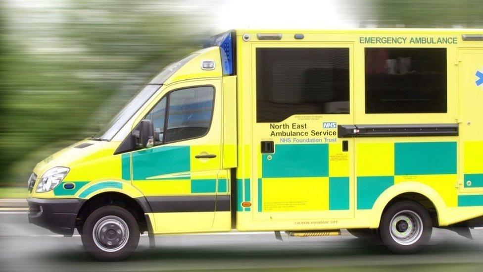 A North East Ambulance Service vehicle