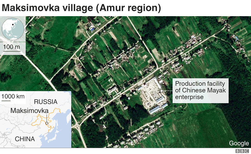 Map of Maksimovka