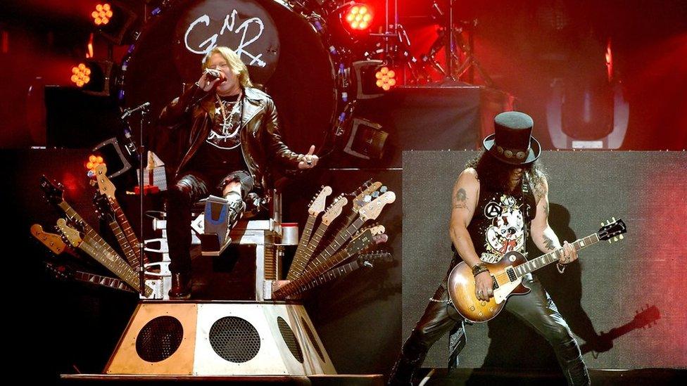 Guns N' Roses play Coachella