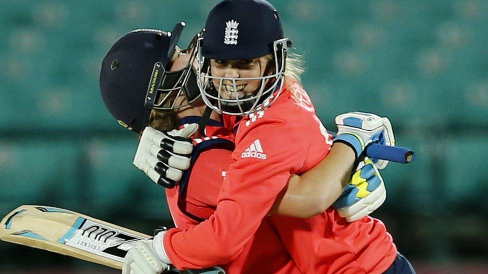 England celebrate