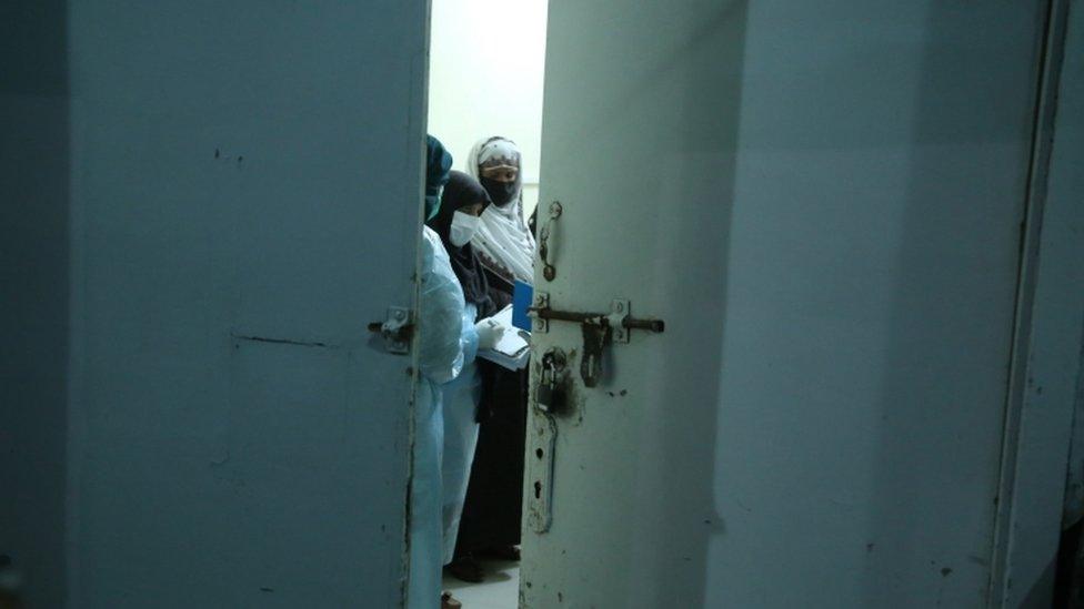 Hospital workers in Jalalabad, Afghanistan