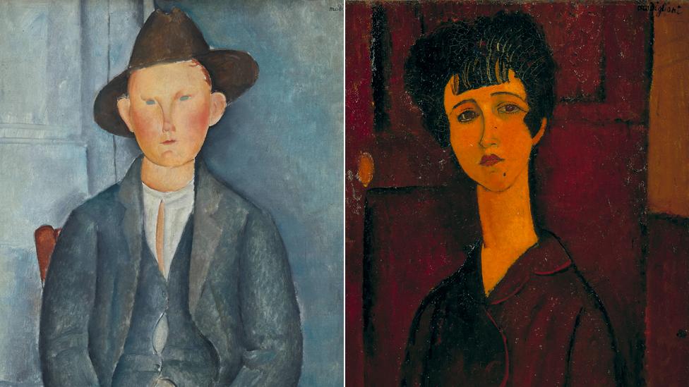 Works by Amedeo Modigliani