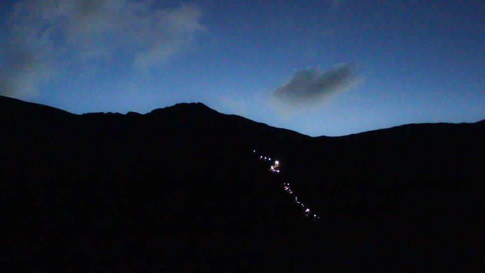 People on Blencathra