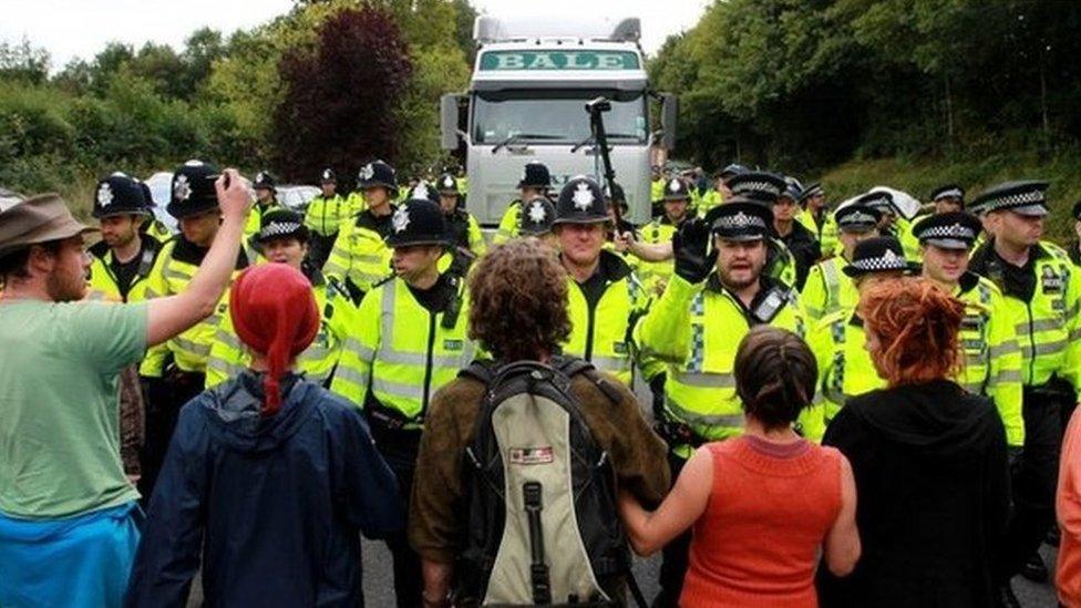 Balcombe anti-fracking protests