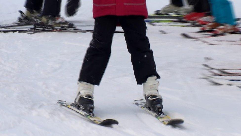 Skiing