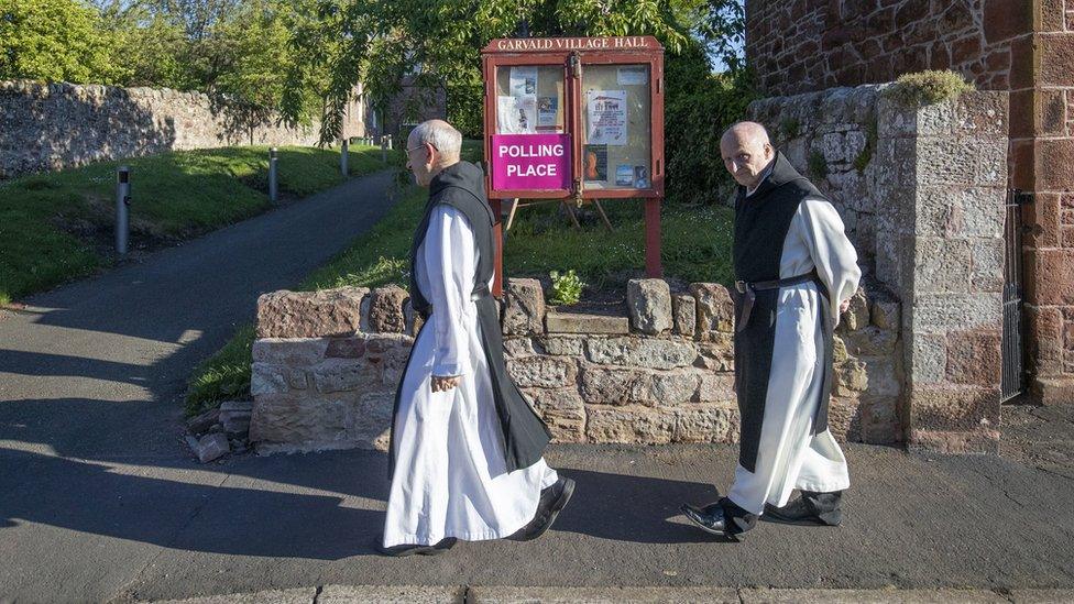 Monks in East Lothian