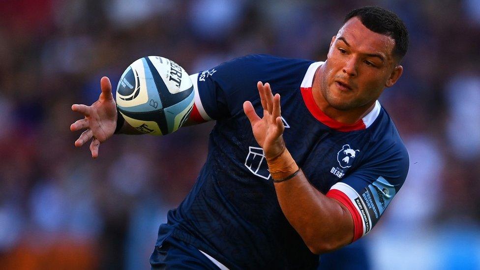 Bristol Bears rugby player Ellis Genge