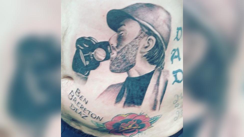 Tattoo of Ben-Brereton-Diaz