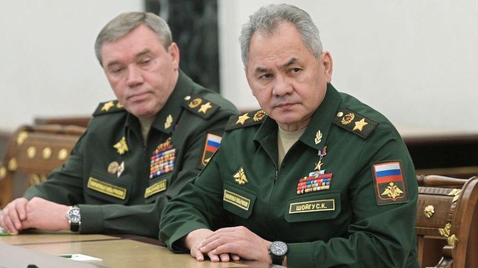 Sergei Shoigu and Valery Gerasimov