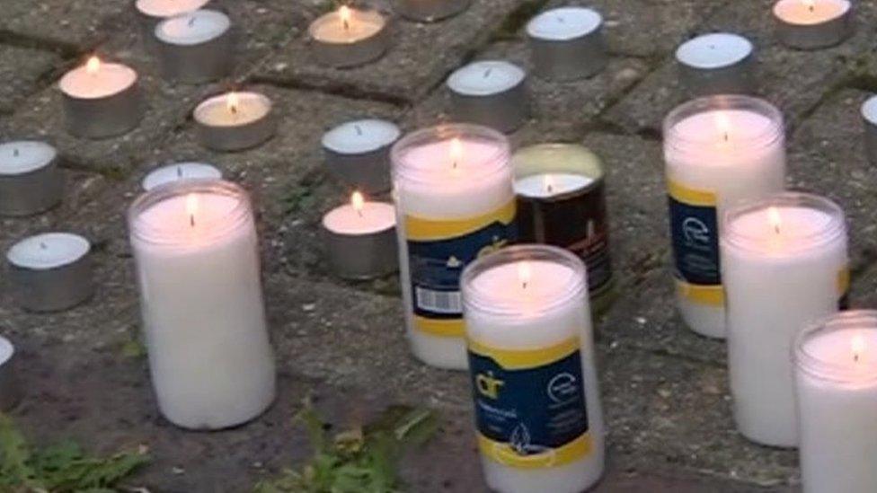 Candlelit vigil