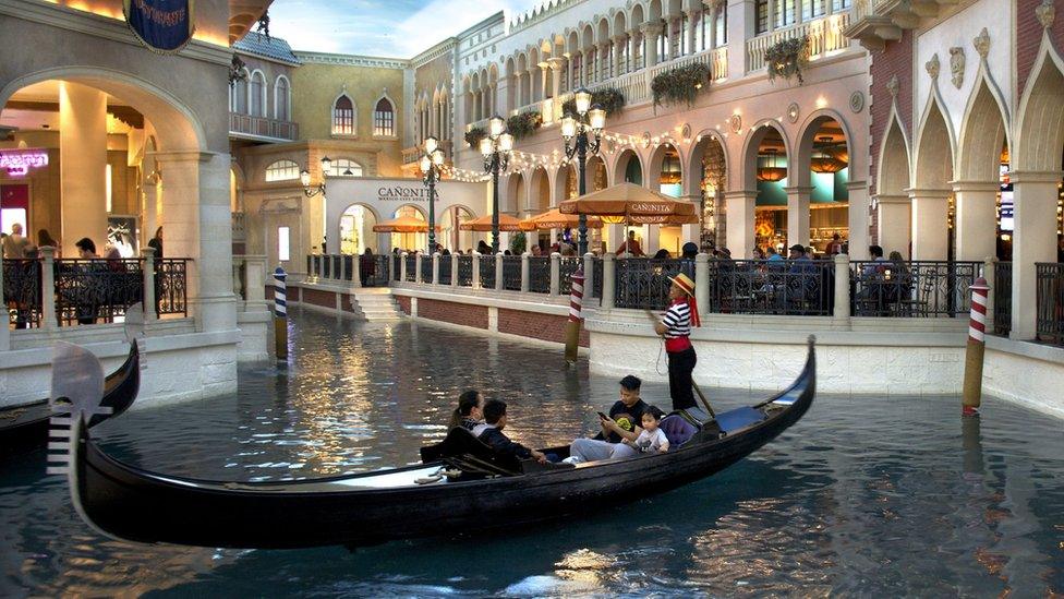 The Venetian resort owned by Sheldon Adelson