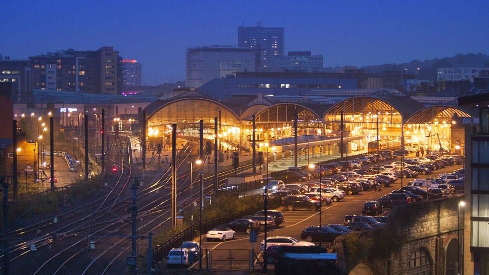 Newcastle's Central Railway station