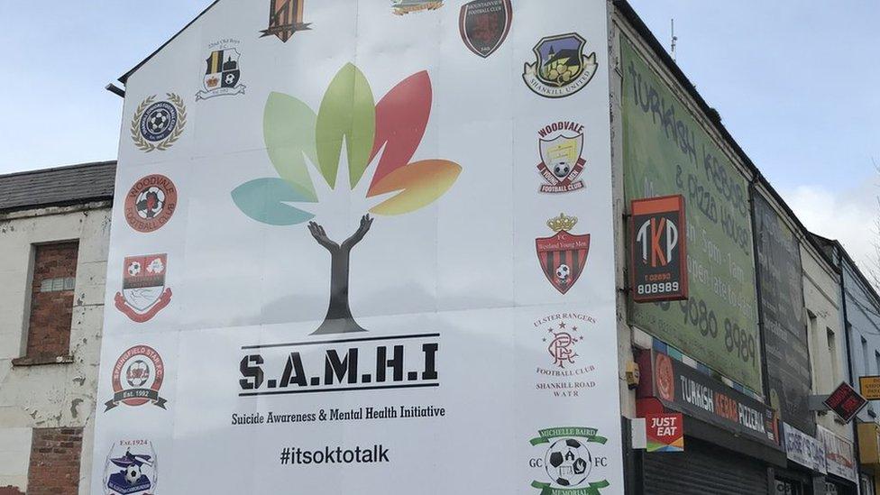 SAMHI mural in north Belfast
