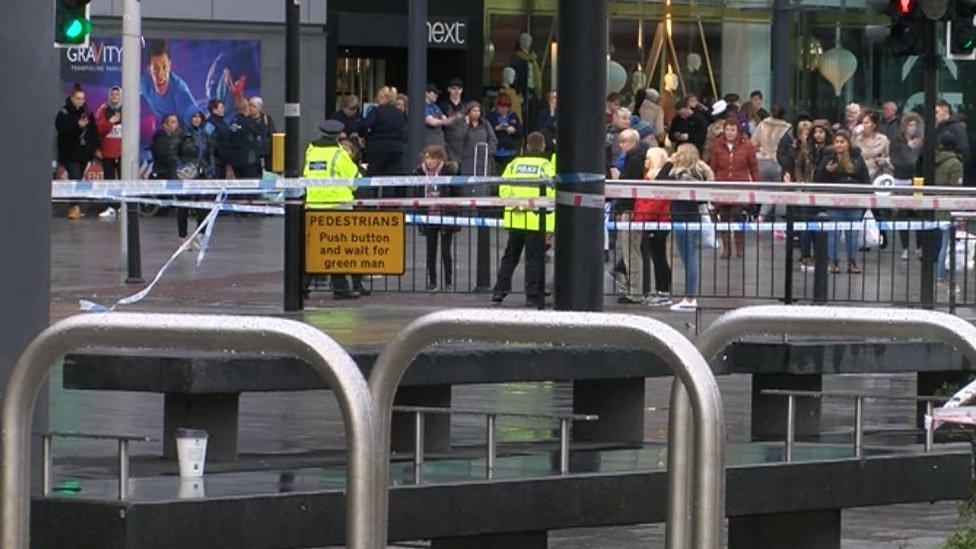 The cordon at Hull Paragon Interchange