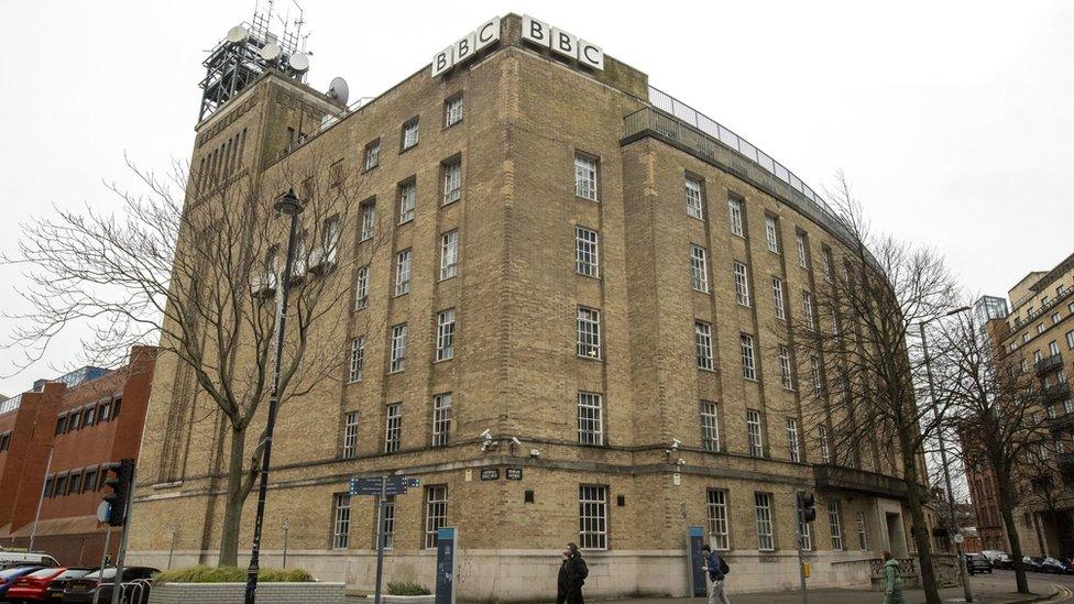 General view of BBC Northern Ireland Broadcasting House in Belfast