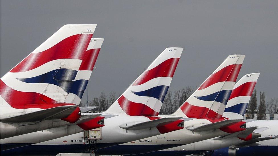 Mae'r safle yn Y Rhws yn cynnal a chadw awyrennau British Airways