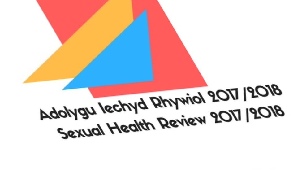 The front cover of Public Health Wales' Sexual Health Review